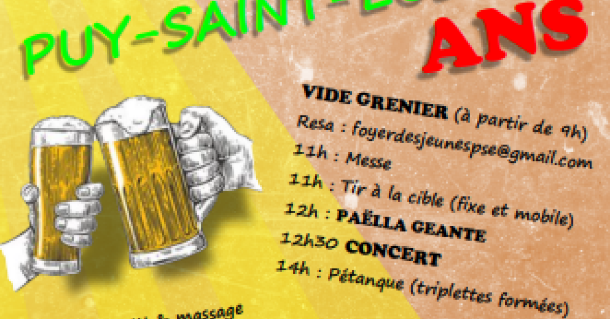 Fête Patronale PuyStEusèbe 50 ans