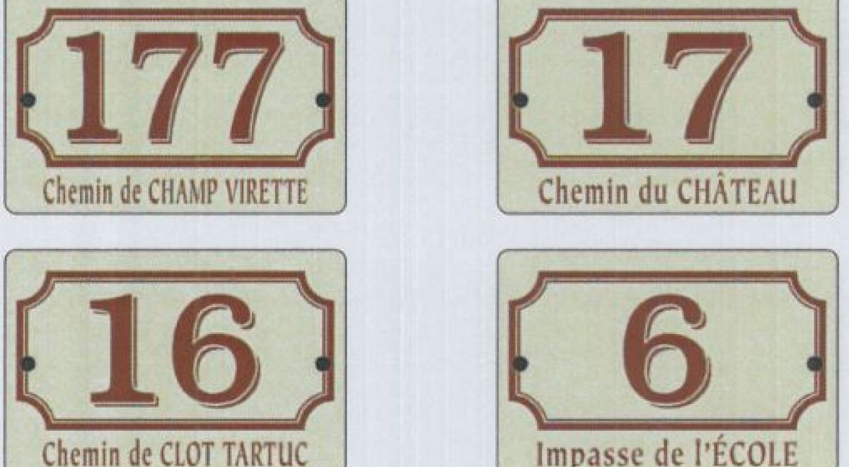 Numérotation habitation