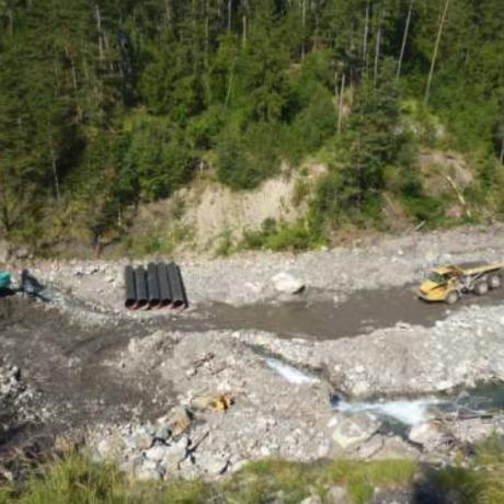 Traversée du torrent (août 2015)