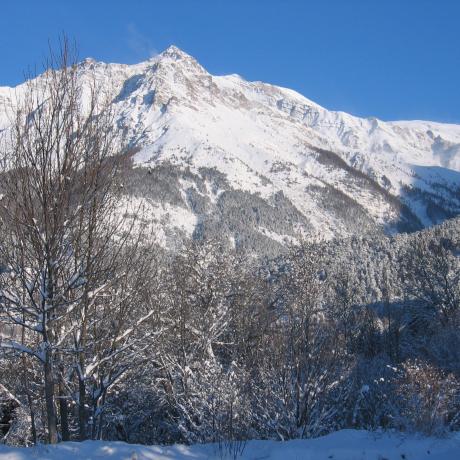 pointe d'Eslucis, le cros de Coni et la pointe de Serre