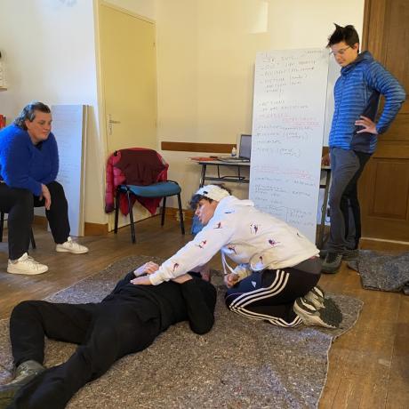 Cours de secourisme à Puy Saint Eusèbe
