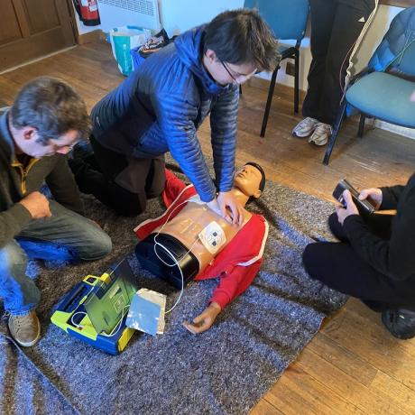 Cours de secourisme à Puy Saint Eusèbe