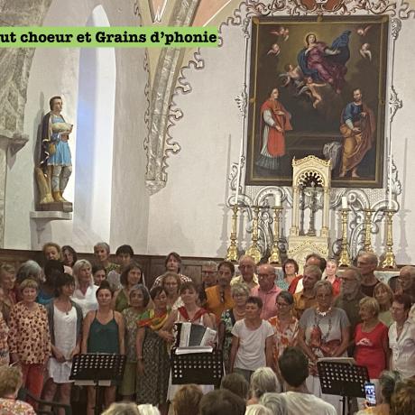 Concert des chorales à Puy Saint Eusèbe Concert des chorales à Puy Saint Eusèbe