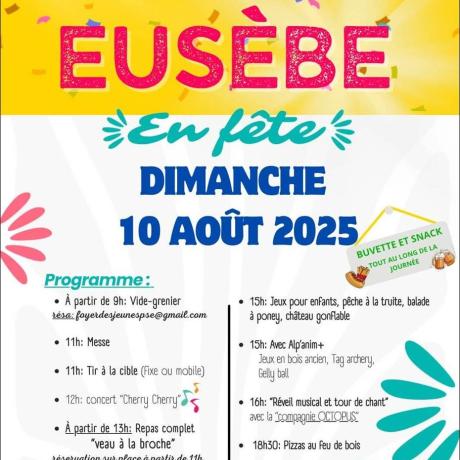 PUY ST EUSEBE EN FETE
