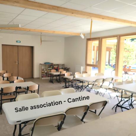Salle association - cantine scolaire