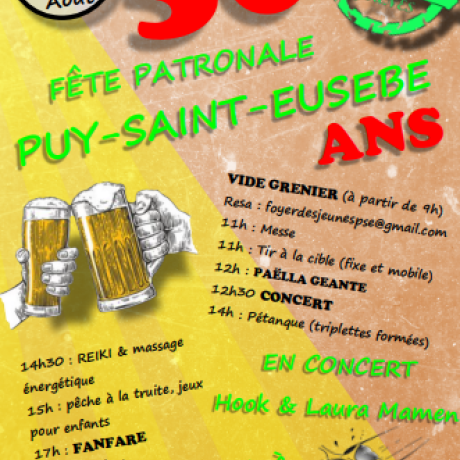 Fête de Puy St Eusèbe 2022