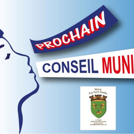 Prochain conseil municipal