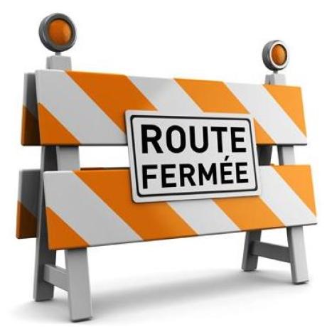 Route fermée