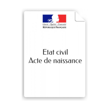 Acte de naissance