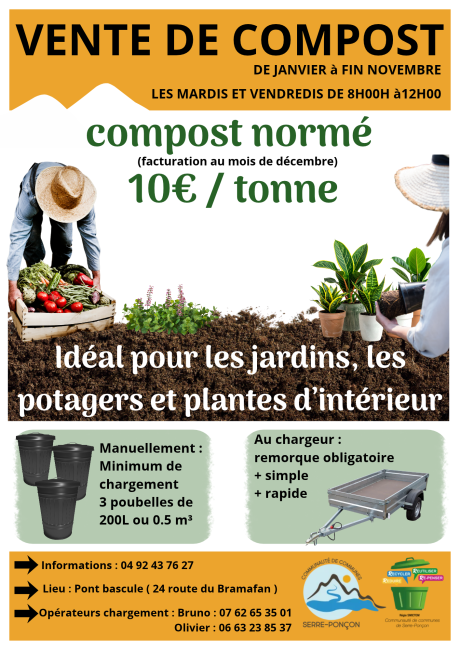 Vente de compost