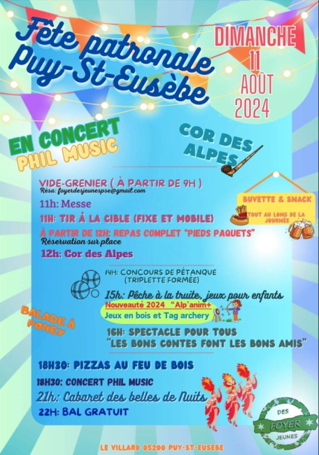 Affiche Fête Patronale 2024