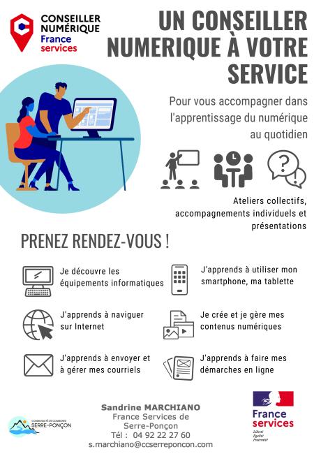 Permanence Conseillère Numérique FRANCE SERVICE Conseillère Numérique CCSP