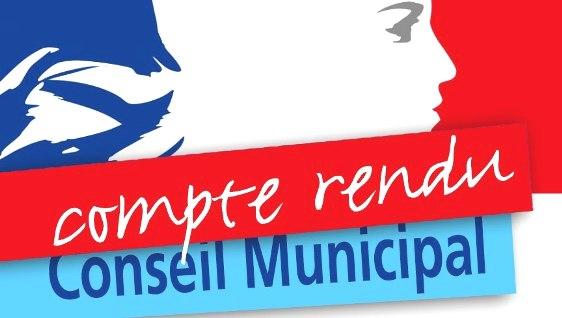 Procès verbal du Conseil Municipal