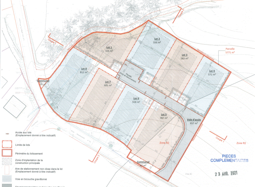 Plan lotissement.
