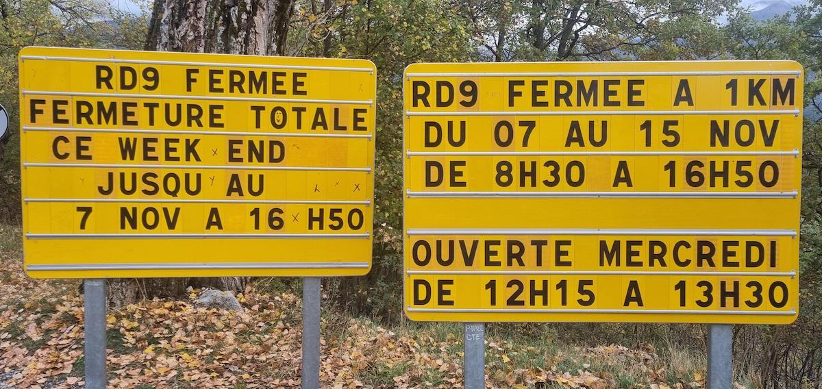 Travaux RD9 Travaux RD9