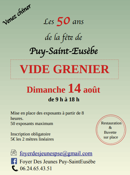 Vide grenier 2022