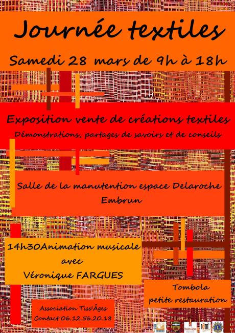 Affiche journée textiles 2026